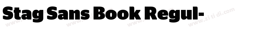 Stag Sans Book Regul字体转换